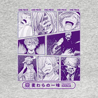 Vinsmoke Sanji One Piece Dark Purple T-Shirt